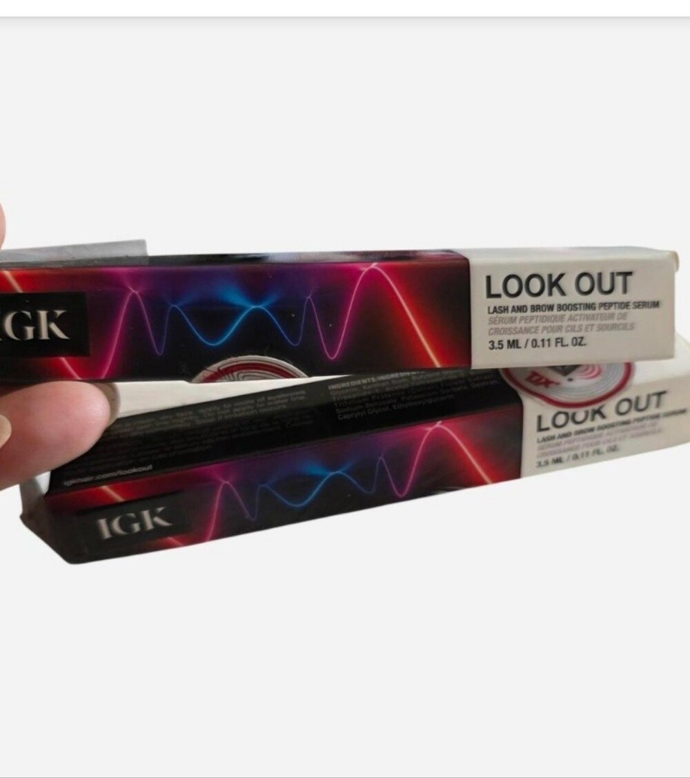 Lot of 2: IGK Look Out Lash & Brow Serum - NIB